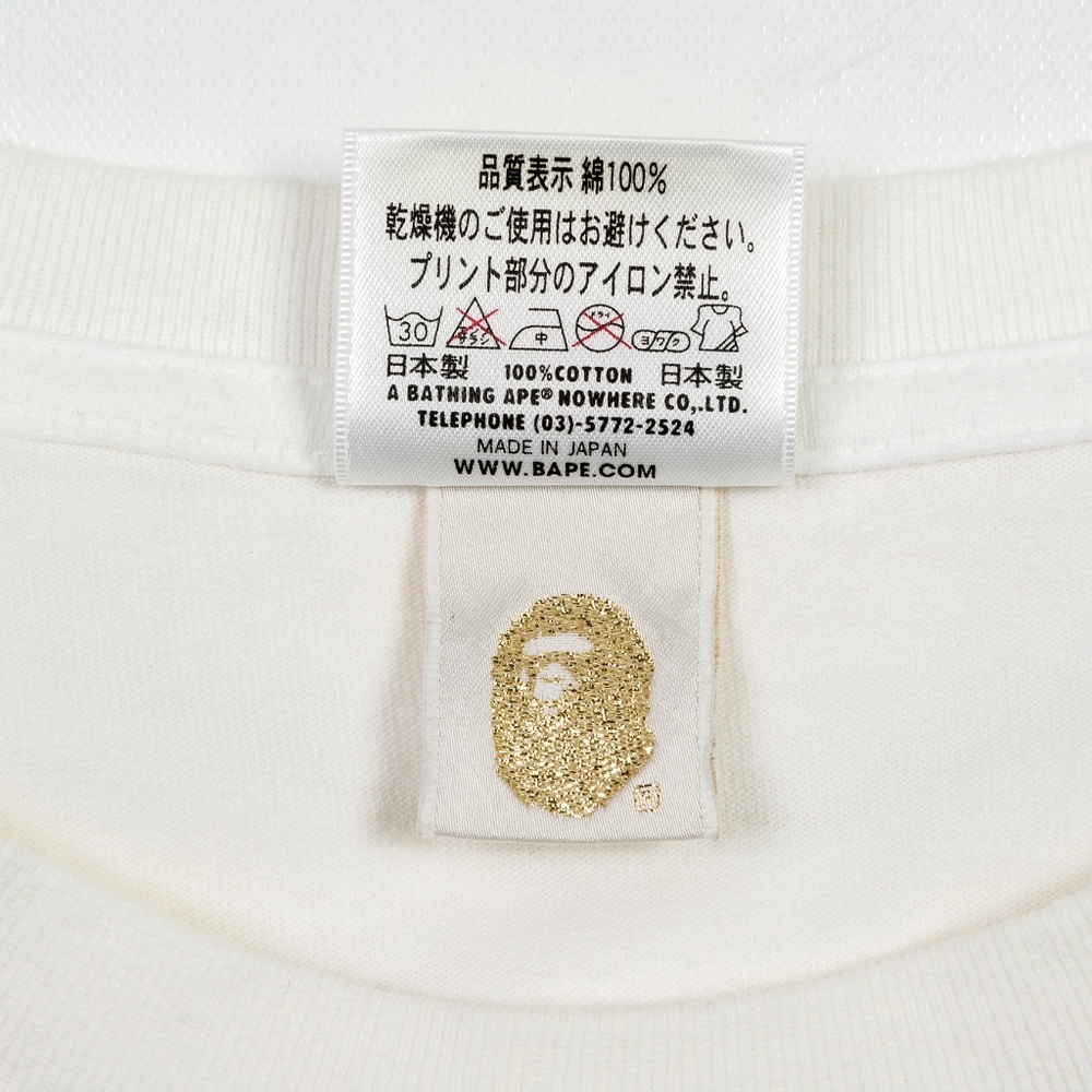 BAPE T-Shirt Ape Camo Helmet Lightning Bolt - Picture 6 of 6